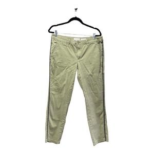 Anthropologie Olive Straight Leg Pants